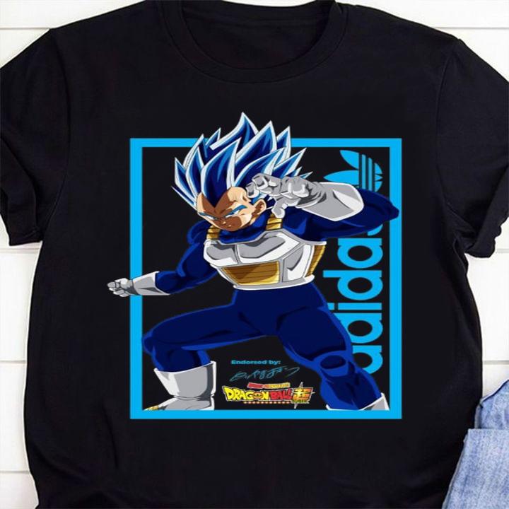 Vegeta SS Blue Evolved Adidas Originals Dragon Ball Super t-shirt 1 Clothing, Postmaloneshirt News