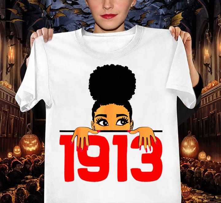Delta Sorority DST 1913 Sigma Theta Paraphernal t-shirt