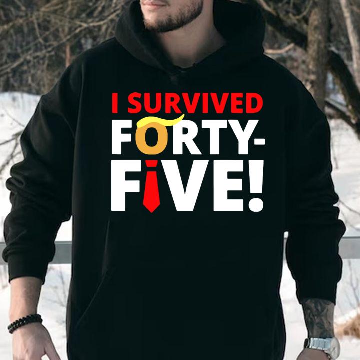 Biden Harris Democrats Won The Election I Survived 45 t-shirt