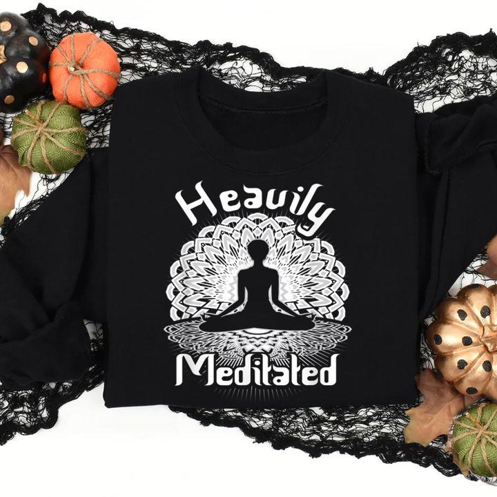 Heavily Meditated Yoga Spiritual Mandala t-shirt