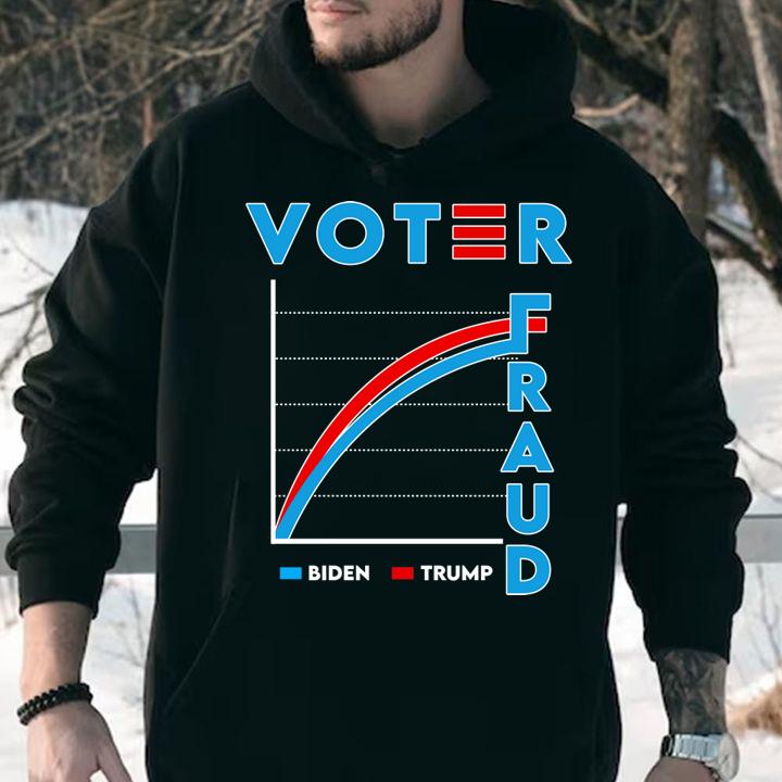 Voter Fraud Biden Trump Us Presidential Election 2020 t-shirt