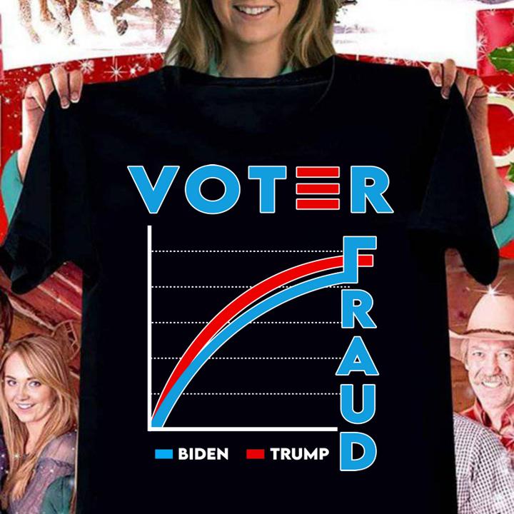 Voter Fraud Biden Trump Us Presidential Election 2020 t-shirt