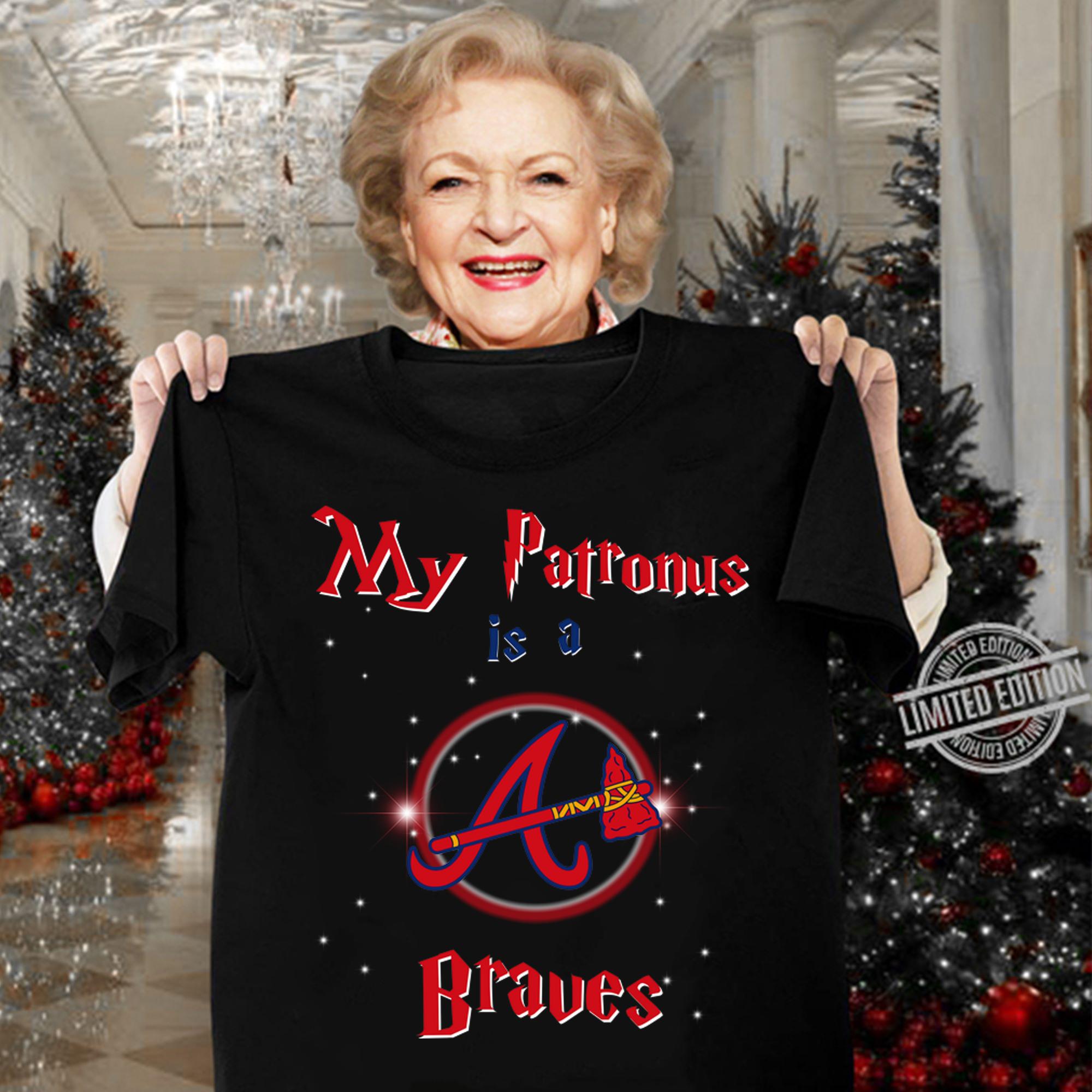 Harry Potter My Patronus Is A Atlanta Braves MLB Baseball t-shirt 4 Harry Potter My Patronus Is A Atlanta Braves MLB Baseball t-shirt 4