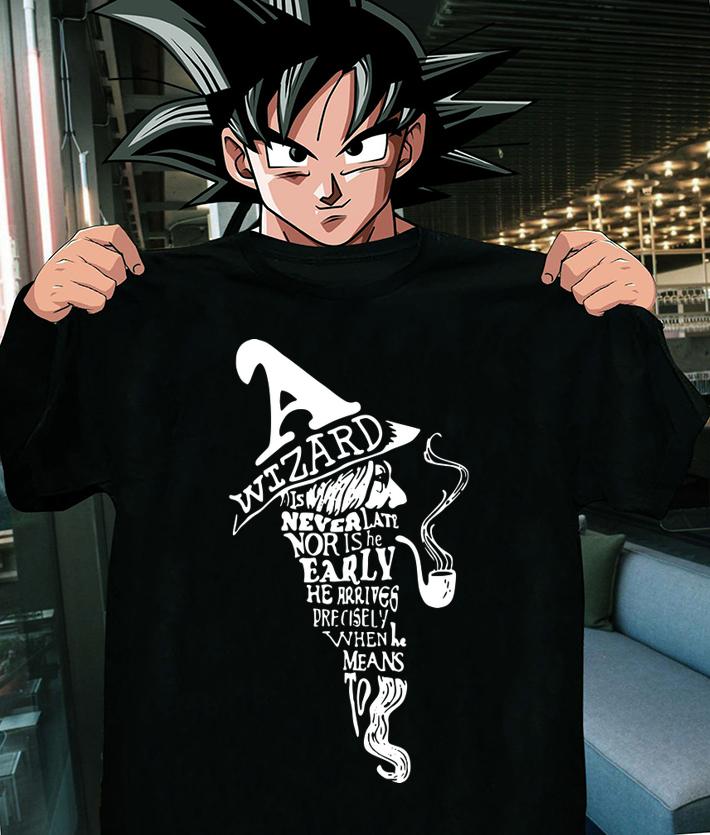Wizard Is Never Late Nor Is He Early t-shirt