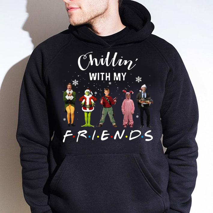 Chillin' with my Friends Grinch Elf Home Alone Characters t-shirt hoodie