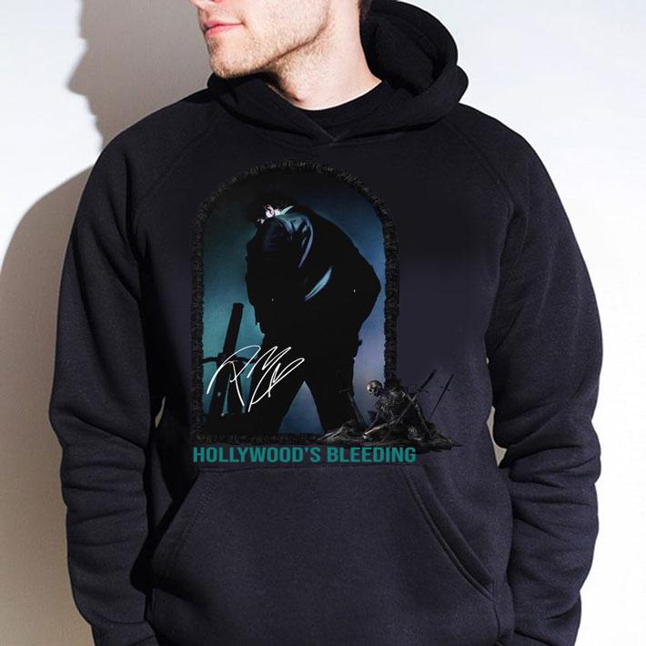 Original Post Malone Hollywood's bleeding signature t-shirt