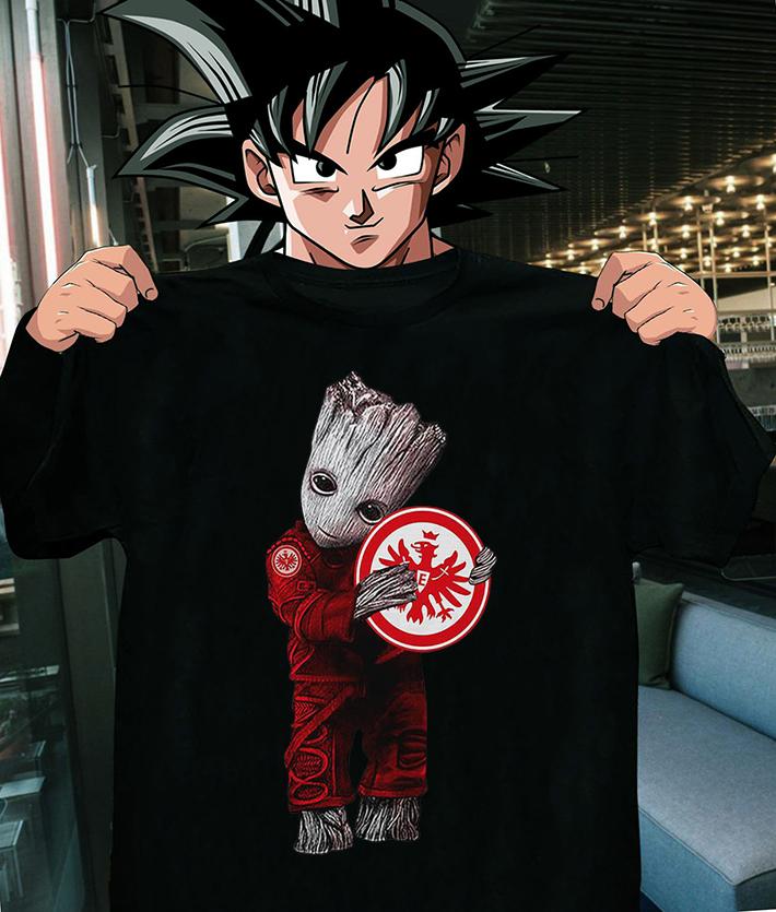 Baby Groot Hug Eintracht Frankfurt t-shirt