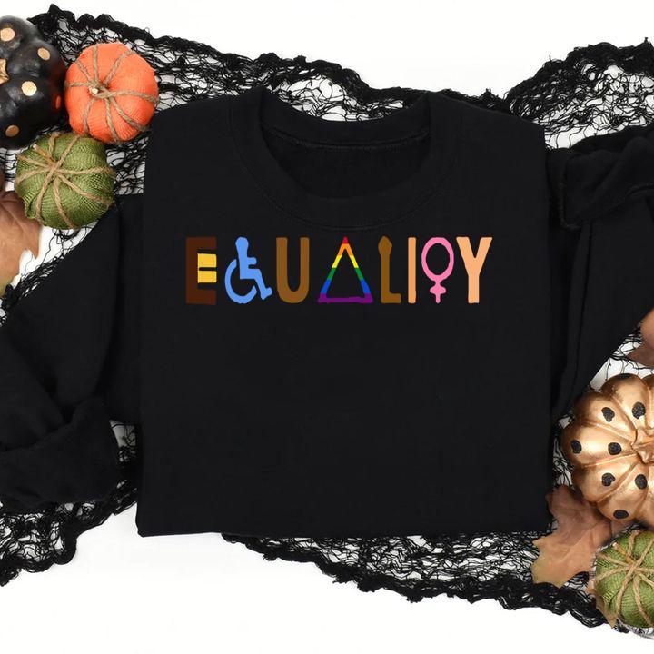 Equality Wheelchair Lgbt t-shirt