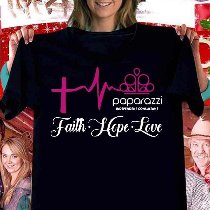 Paparazzi Independent Consultant Faith Hope Love Bling t-shirt