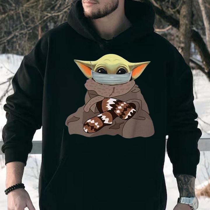 Bernie Sanders Star Wars Baby Yoda Face Mask 2021 t-shirt