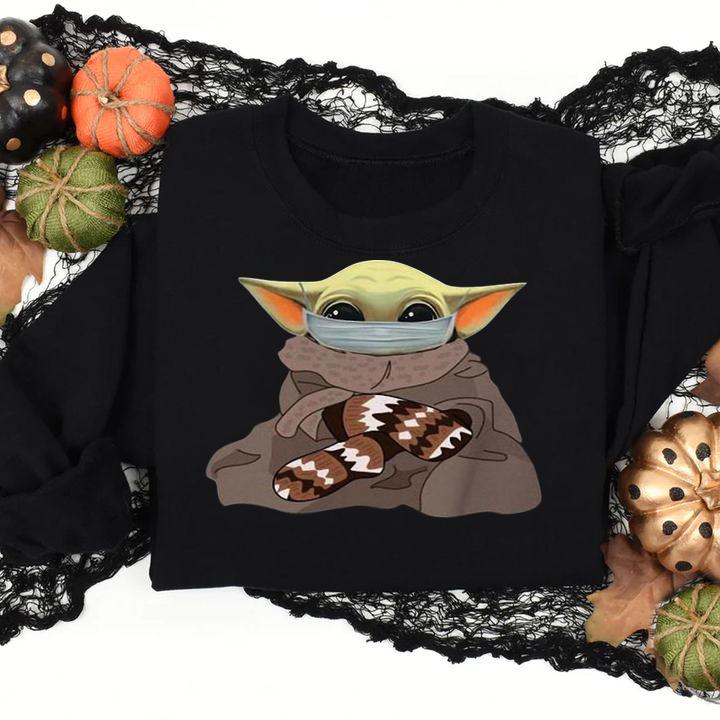 Bernie Sanders Star Wars Baby Yoda Face Mask 2021 t-shirt