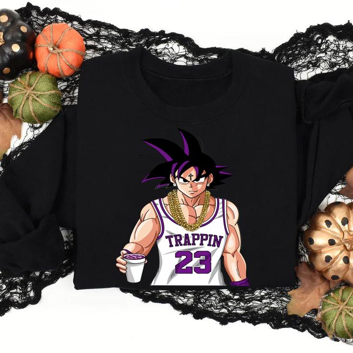 Dragonball Goku Trappin 23 t-shirt