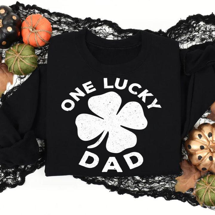 Mens One Lucky Dad t-shirt