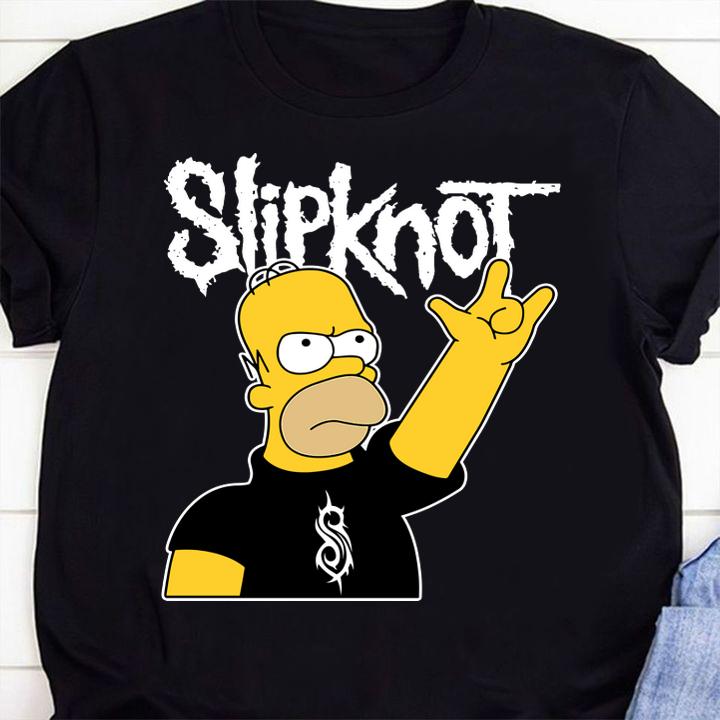 The Simpsons Mashup Slipknot Homer Simpson t-shirt 1 Clothing, Starwars News