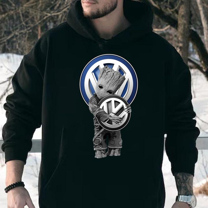 Baby Groot Hug Volkswagen t-shirt