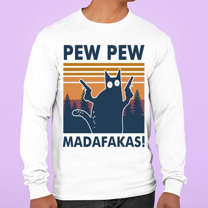 Cat Pew Pew Madafakas Vintage t-shirt