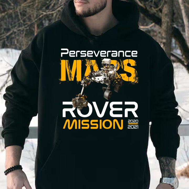 Perseverance The New NASA Mars Rover 2021Mission Pullover Hoodie t-shirt
