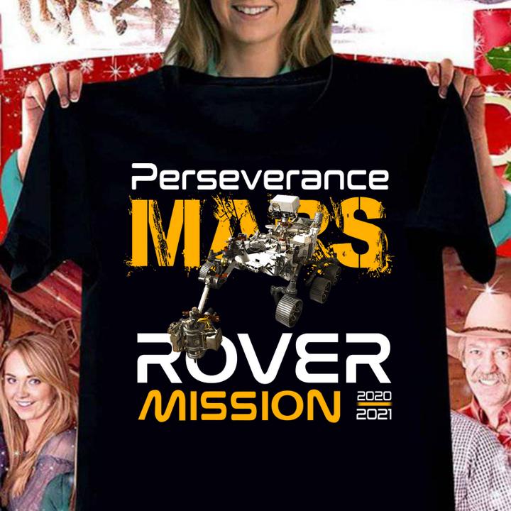 Perseverance The New NASA Mars Rover 2021Mission Pullover Hoodie t-shirt
