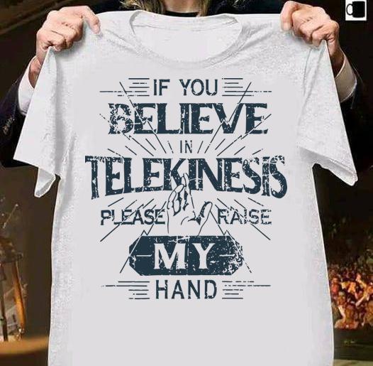 Tom Holland Spiderman Far Home 2019 Believe Telekinesis Please Raise Hand t-shirt 44 Clothing