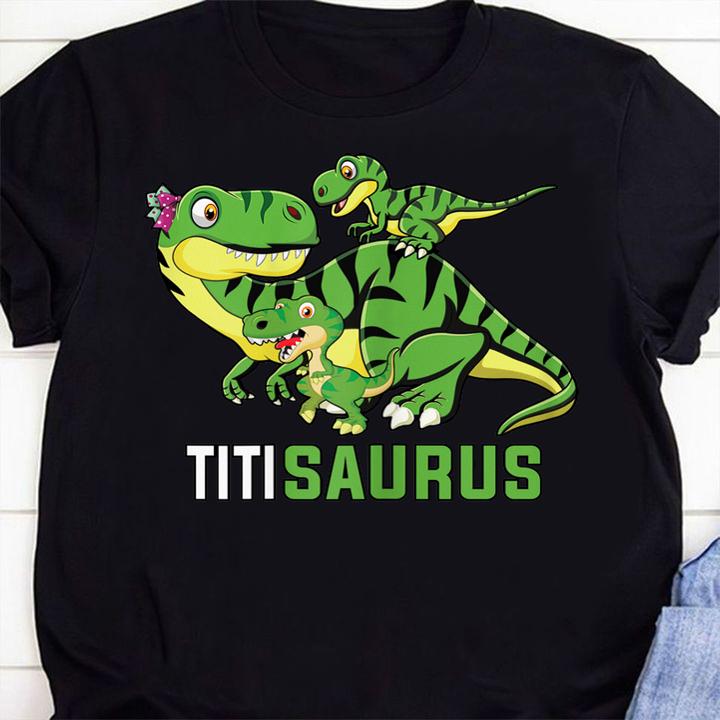 TITIsaurus Cute TITI Saurus Dinosaur Christmas sweater t-shirt 30 Clothing