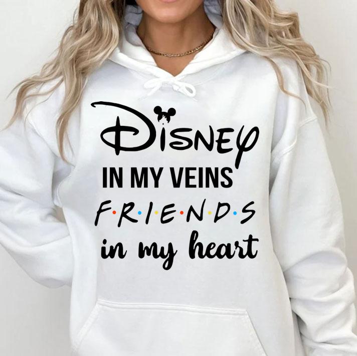Disney in my veins Friends in my heart t-shirt