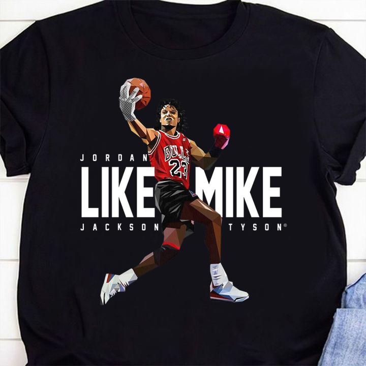 Jordan Like Mike Jackson Tyson Mike Tyson t-shirt 23 Clothing