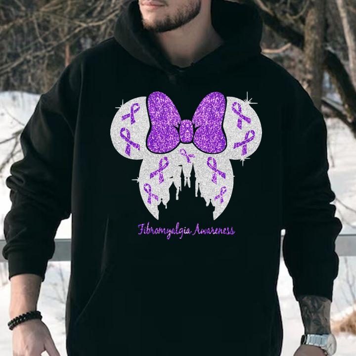 Disney Mickey Mouse Fibromyalgia Awareness t-shirt