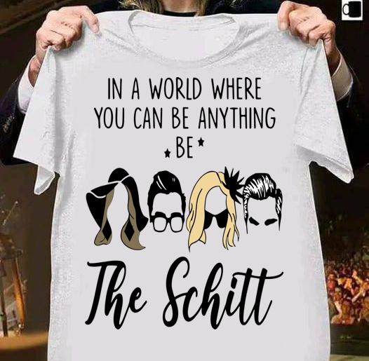 In A World Where You Can Be Anything Be The Schitt t-shirt 12 Clothing