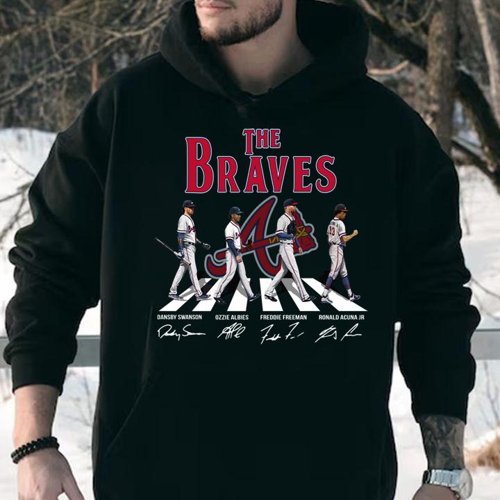 The Braves Abbey Road Signatures t-shirt