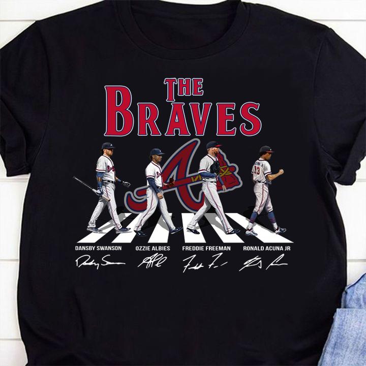 The Braves Abbey Road Signatures t-shirt 13 Clothing