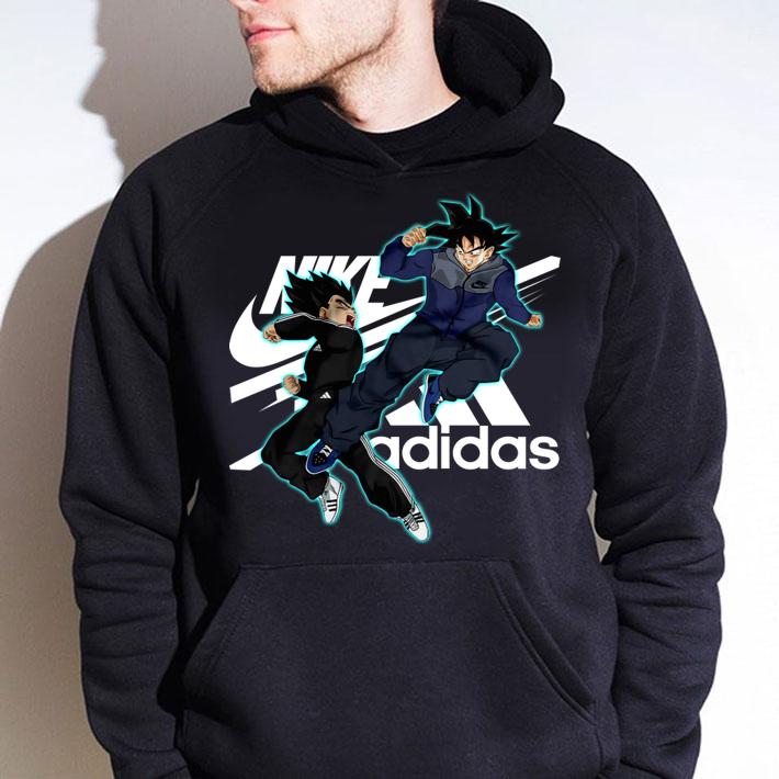 Dragon Ball Z Son Goku Nike Logo Adidas t-shirt