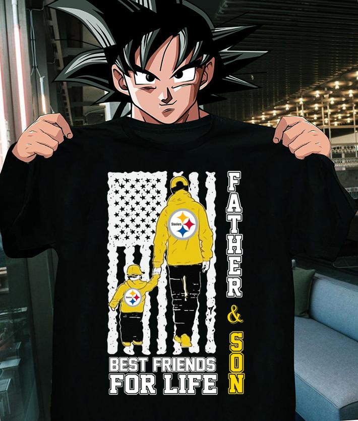 Pittsburgh Steelers Father And Son Best Friends For Life Independence Day t-shirt