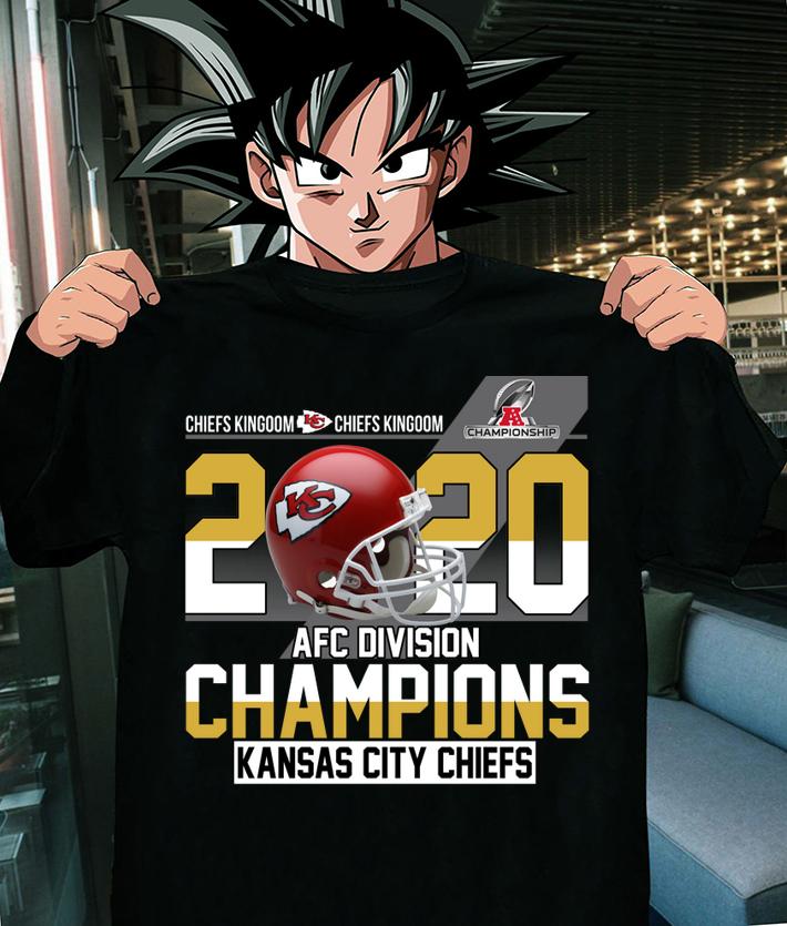 Kansas City Chiefs Kingdom 2020 Afc Division Champions t-shirt