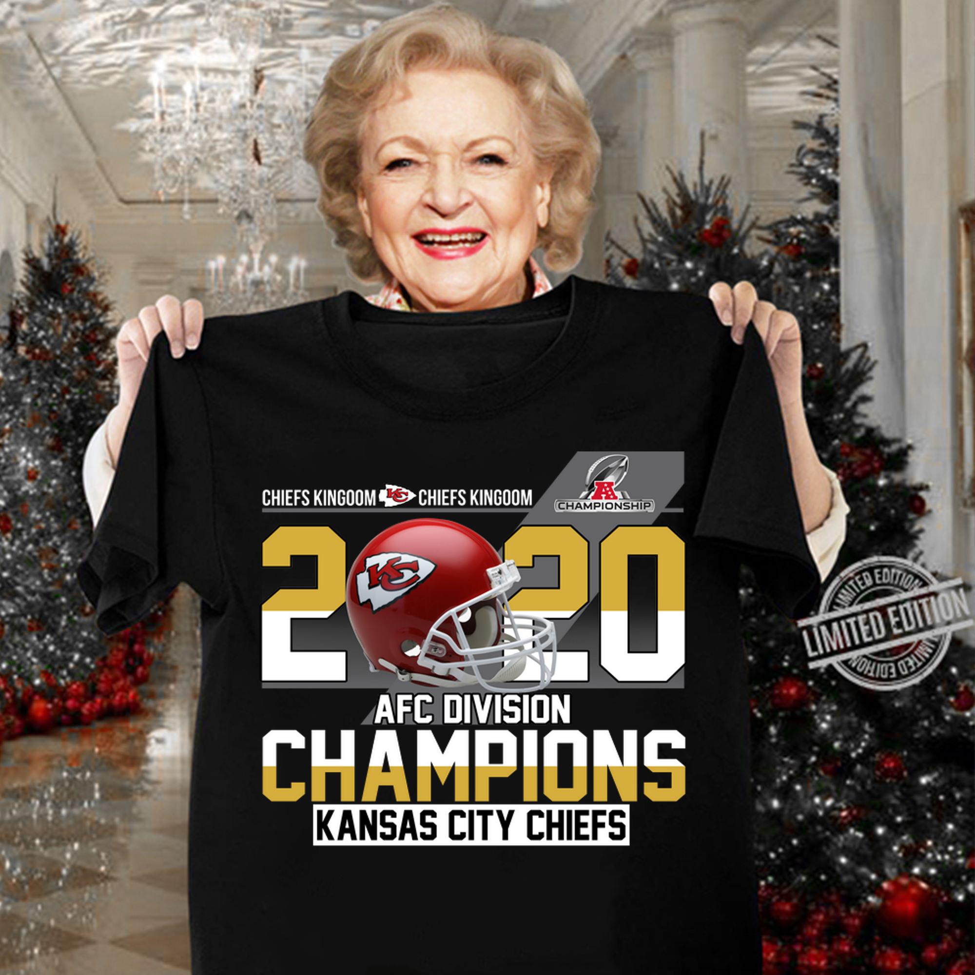 Kansas City Chiefs Kingdom 2020 Afc Division Champions t-shirt