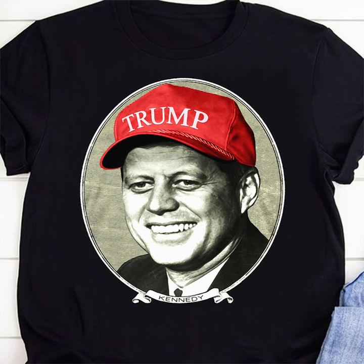 Jfk Trump Hat John F. Kennedy t-shirt 9