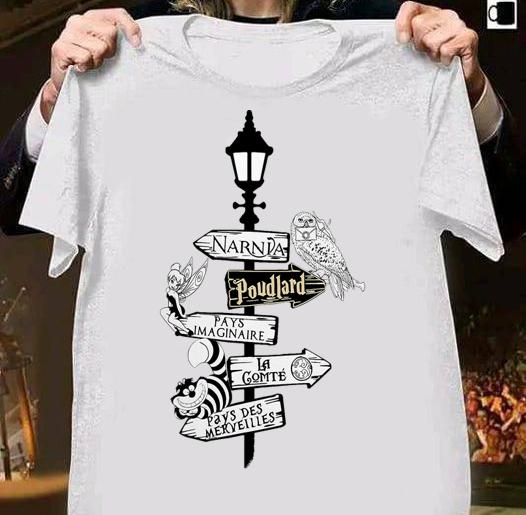 Fairy Owl Narnia Poudlard Pays Imaginaire La Gomme Pay Des Merveilles t-shirt 1