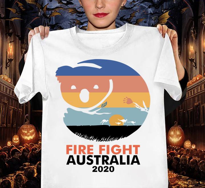 Michael Buble Vintage Koala Fire Fight Australia 2020 t-shirt
