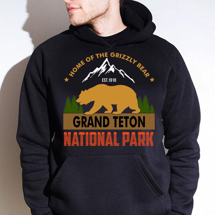 Home of the grizzly bear est 1910 grand teton national park t-shirt