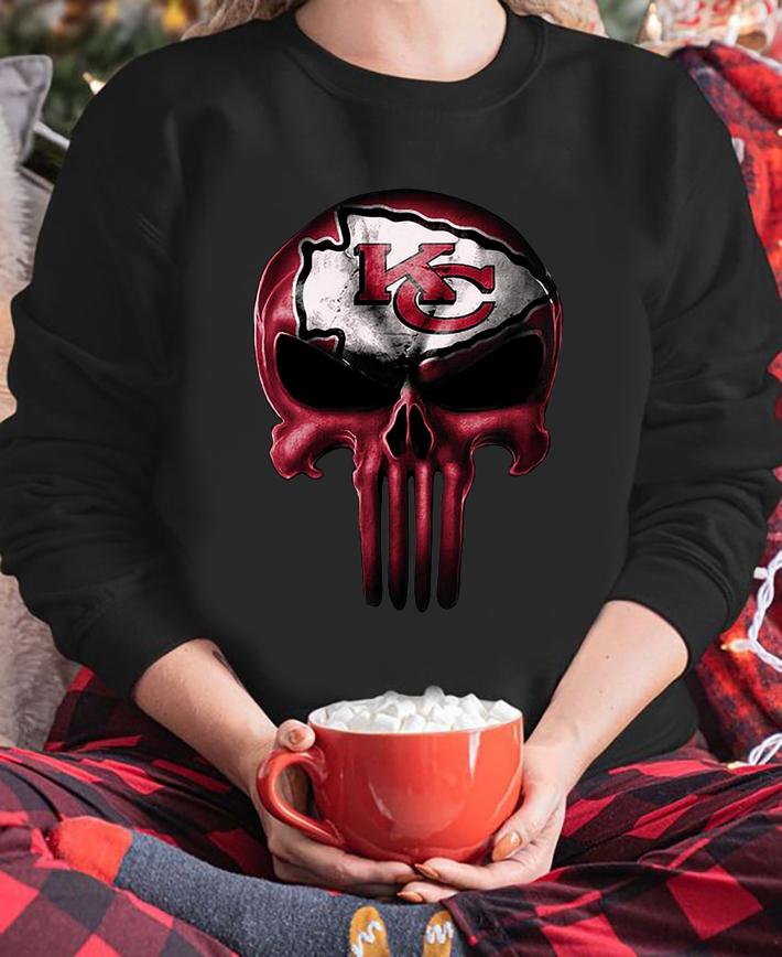 Kansas City Chiefs Punisher t-shirt sweatshirt