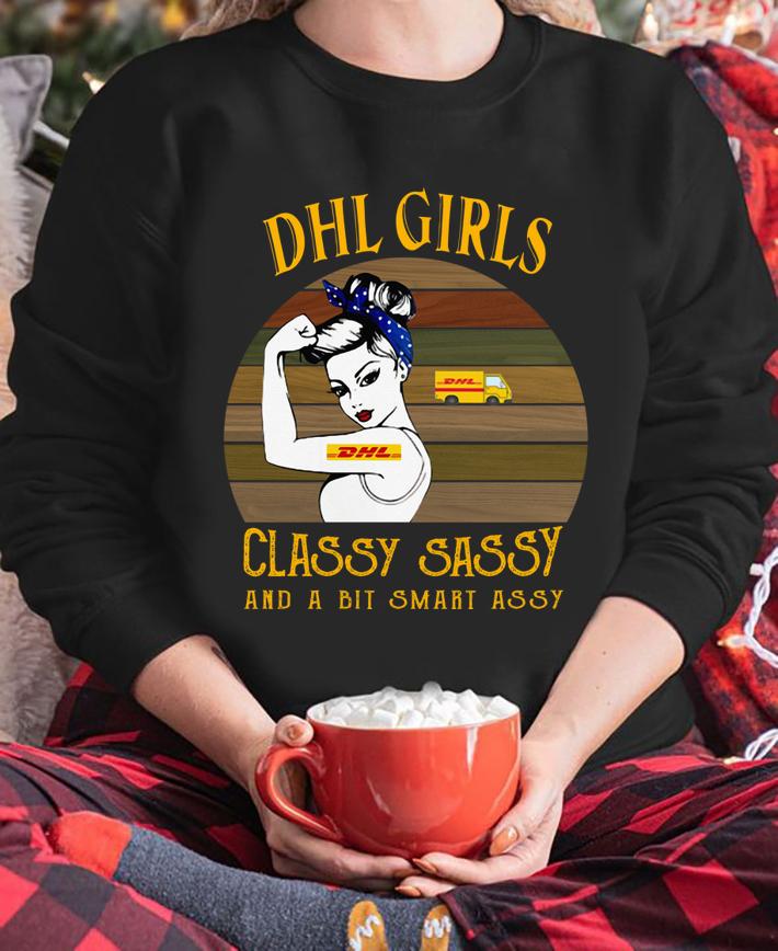 DHL girls classy sassy and a bit smart assy vintage t-shirt