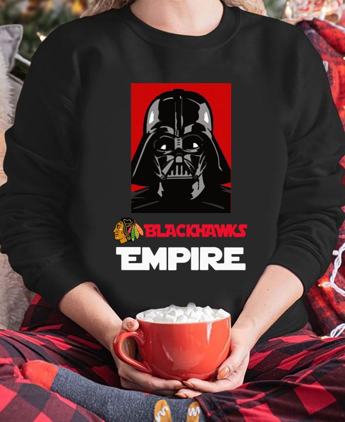 Star Wars Darth Vader Chicago Blackhawks Empire t-shirt sweatshirt