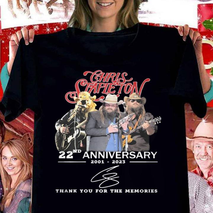 Chris Crapieton 22nd Anniversary 2001-2023 Thank You For The Memories t-shirt