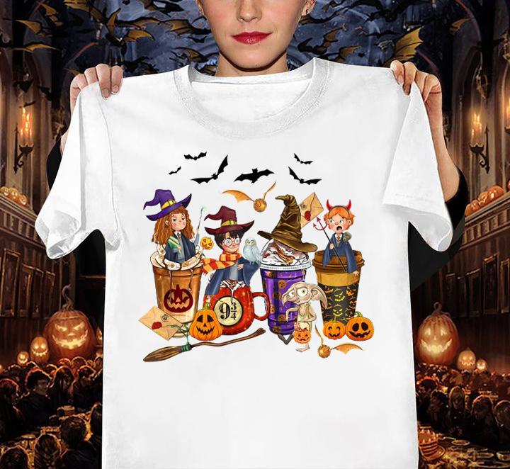 Halloween Harry Potter Pumpkin Characters t-shirt