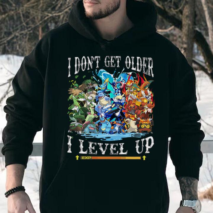 I Don't Get Older I Level Up Exp Pokémon t-shirt