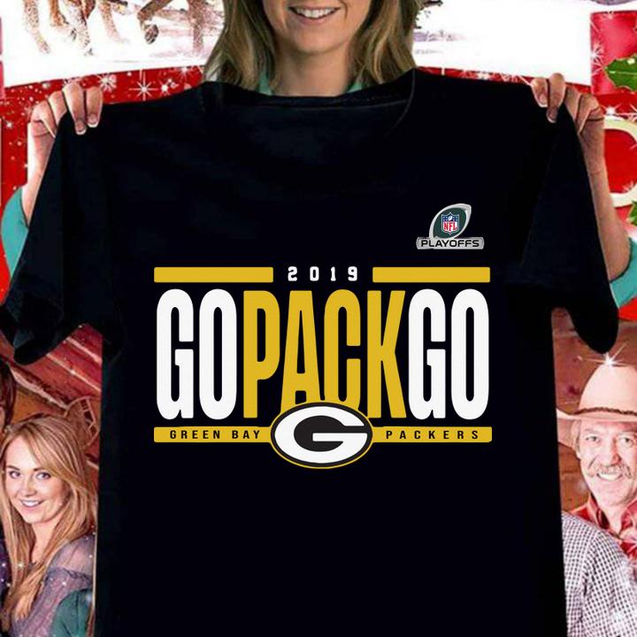 2019 Go Pack Go Green Bay Packers t-shirt