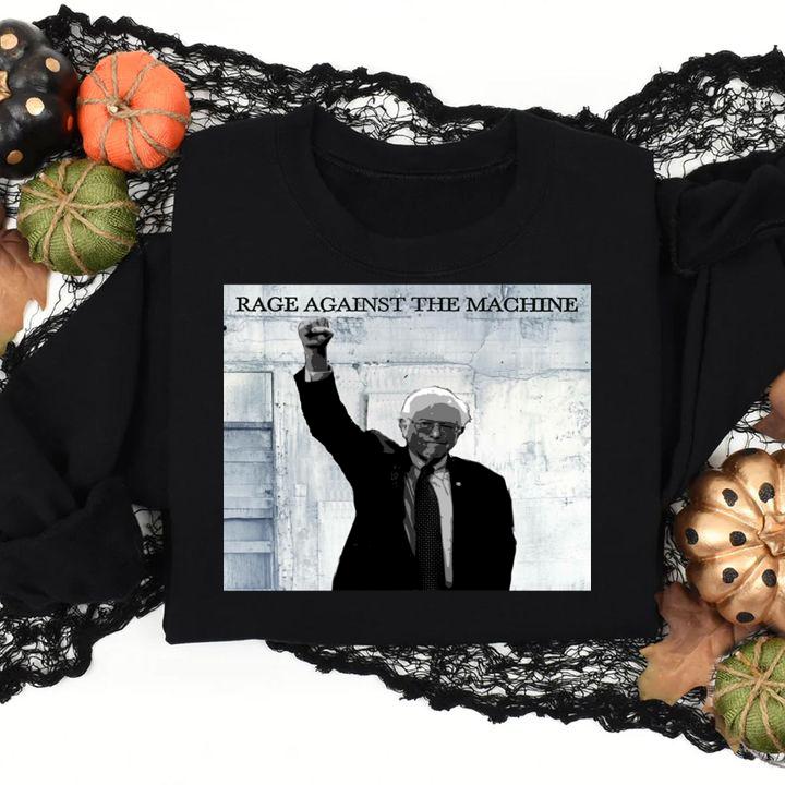 Bernie Against The Machine t-shirt