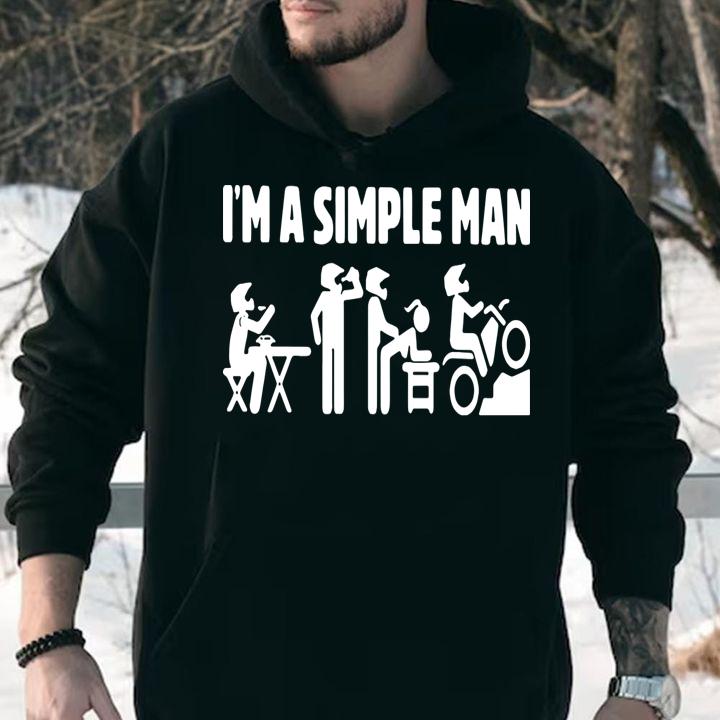 Im A Simple Man Motocross t-shirt