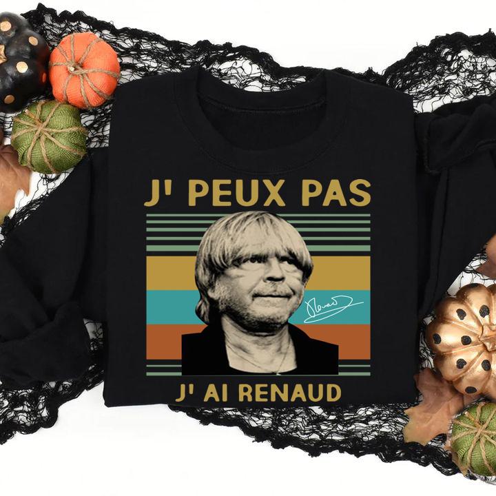 Vintage Rick Wakeman J'peux Pas J'ai Renaud Signature t-shirt