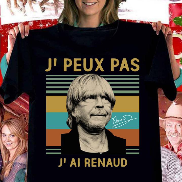 Vintage Rick Wakeman J'peux Pas J'ai Renaud Signature t-shirt