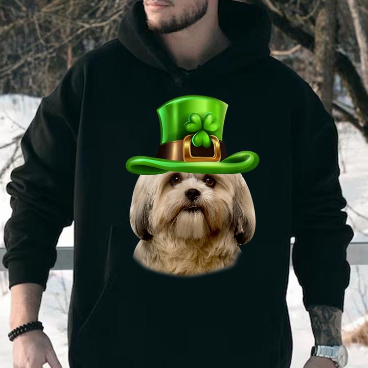Beautiful Dog Lover Gifts Cool St Patrick's Day Shih Tzu t-shirt